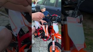 Первый мотоцикл для ребенка . Wels minicros 2t.