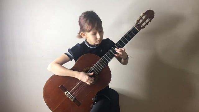 Васьянова София-Анастасия, Р. де Визе "Бурре", Ф. Таррега "Мазурка" смотреть онлайн