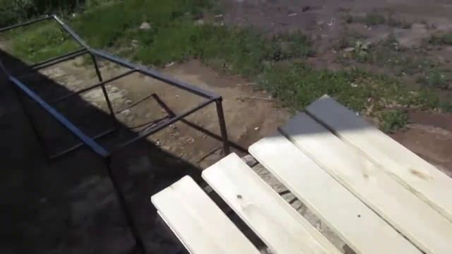 Лежак.Шезлонг.Своими руками.in RUSSIA deck chair for the beach смотреть онлайн