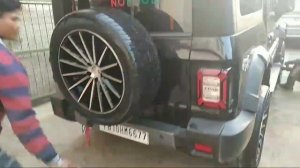 mahindra thar 2021 | mahindra thar with 20 inch alloy wheels