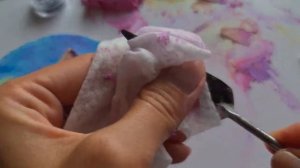 Орхидея из декоративной штукатурки в технике скульптурная живопись