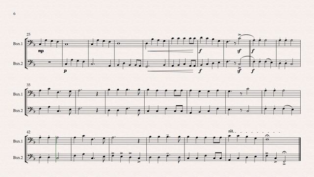 Eight Easy Christmas Carols for Two Bassoons (arr. Philip Le Bas) смотреть онлайн