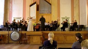 Анастасия Солнышко Г. Венявский - Романс Концерт для скрипки № 2, 2-я часть