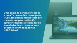 Notebook Dell Inspiron i15-3583-M3XP 8ª Geração Intel Core i5 8GB 1TB 15.6" Windows 10 Preto McAfee