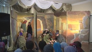 Спектакль "Подземный гарнизон",о защитниках Аджимушкая.