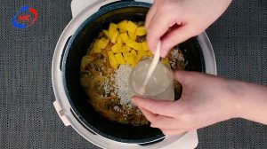 Мультиварка-скороварка. Постный рис с грибами и овощами в ARC–QDL-514D GIFT