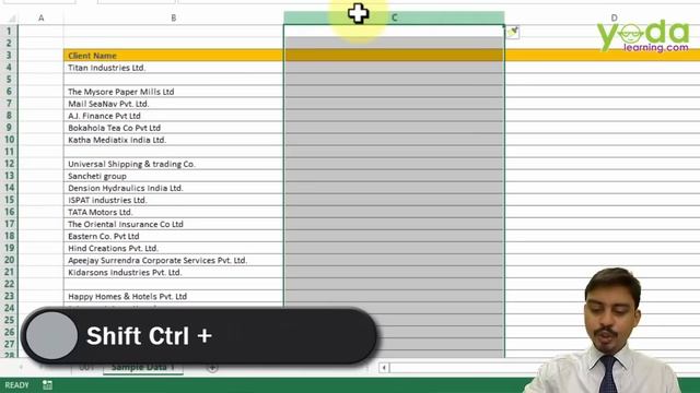 How to Insert Rows & Columns using Shortcut Keys in Excel