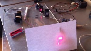 Laser Arduino stepper galvo test II