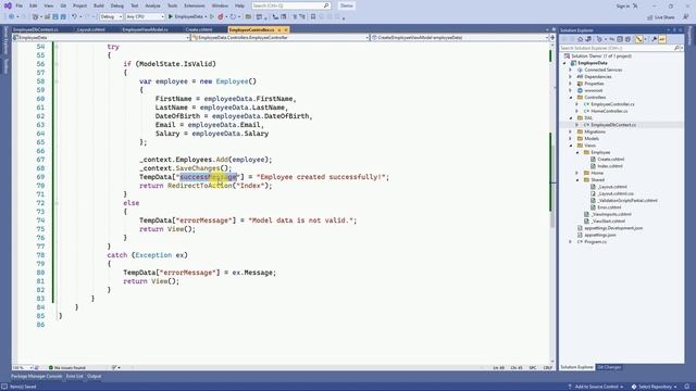 How to create CRUD using .NET 6.0 ASP.NET MVC Core web app and EntityFrameworkCore ORM, SQL Server