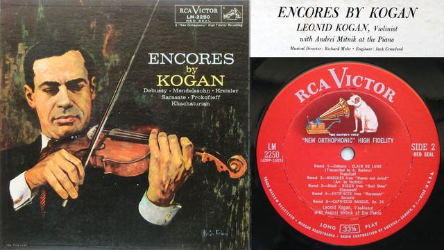 Kreisler: Caprice Viennois Kogan violin Mitnik piano