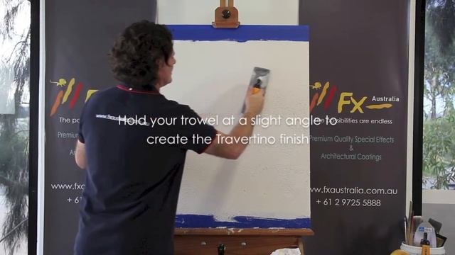 FX Travertino application techniques смотреть онлайн
