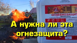 Испытание огнебиозащитного состава. А нужна ли обработка?