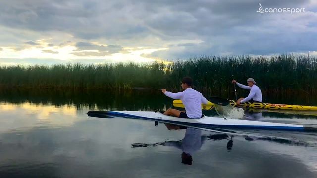 Canoe Kayak in mirror water II - Гребля на байдарках и каноэ по гладкой воде 2 смотреть онлайн