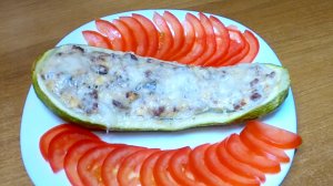 ЛОДОЧКИ ИЗ КАБАЧКОВ отличная закуска. Фаршируем и запекаем.