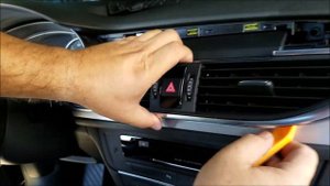 How to Remove Display Monitor from Audi A6 2012 for Repair.