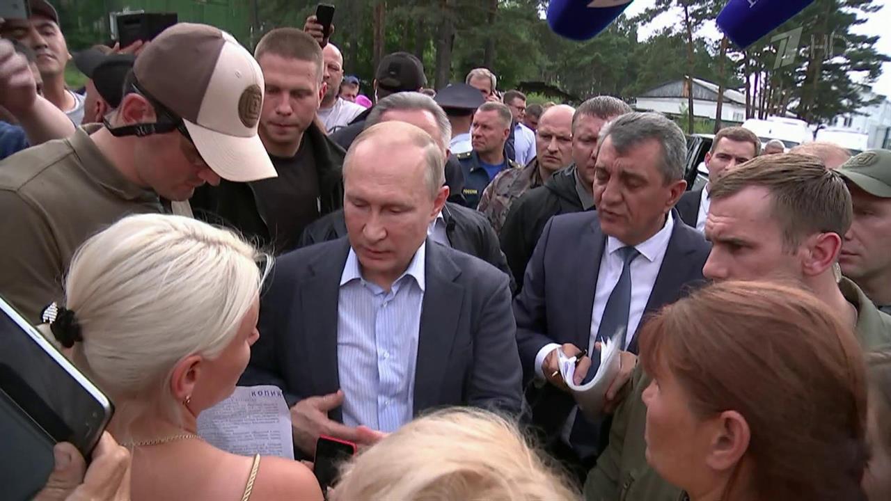 Тема недели - помощь людям в Иркутской области после мощного паводка