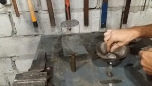 Ремонт посуды гараж стайл.  Ручки для половников