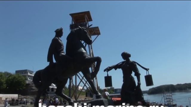 Шолоховская Весна в станице Вешенской выступление ансамбля Казачий Дюк
