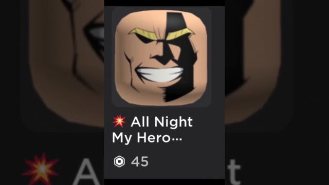 How to make a Perfect All Might in roblox!