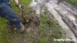 Использование якоря (плуга) для лебёдки самовытаскивания. Трофи-лайф