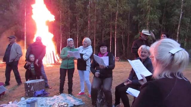 Народ Сету. Праздник Ивана Купала. Песни у костра под гитару. смотреть онлайн
