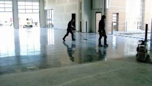 пол из шлифованного бетона