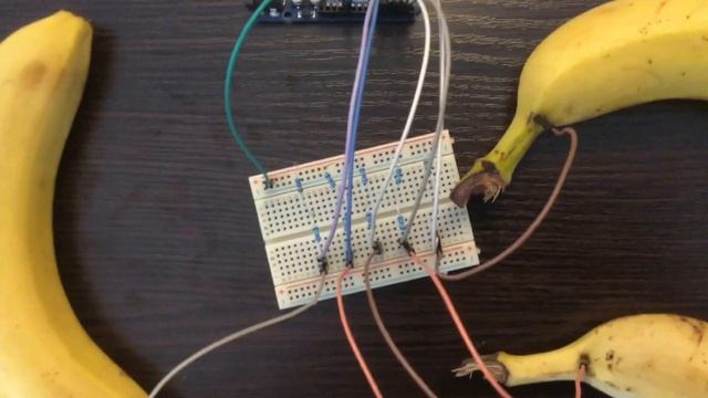 Игра на бананах используя микроконтроллер Arduino