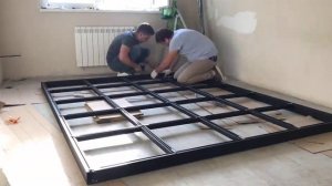 Несложный монтаж перегородки TAKE-LOFT.RU