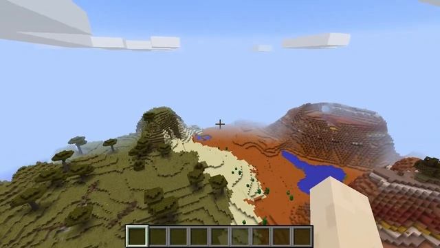 Minecraft 1.13 Seed 072: Mesa village and temple at spawn смотреть онлайн
