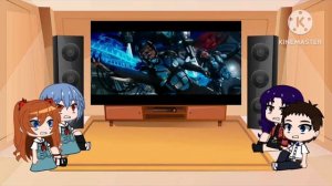 Evangelion react to Pacific Rim Uprising 2018 Gipsy Avenger vs Obsidian Fury part 1