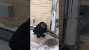 Чистка дымохода снизу от Печное дело.рф