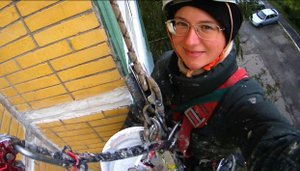 Промышленный альпинизм. Осень 2021 г. Герметизирую швы