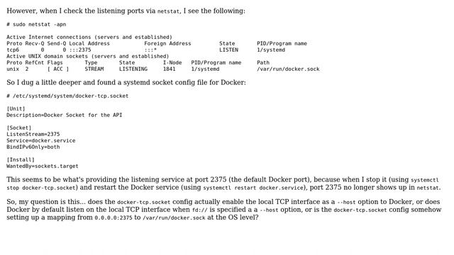 How does docker-tcp.socket actually enable Docker's remote API on CoreOS? смотреть онлайн