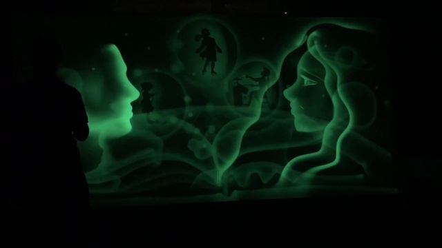 Световое шоу "X-ray" на юбилей . Шоу световых картин в Москве.