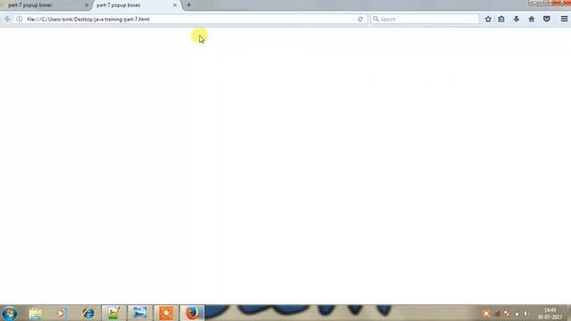 Part-7 PopUp Boxes (alert ,confirm box) in JavaScript.