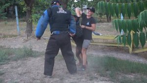 СТРАЖ. Дрессировка молодых собак на охрану хозяина.13.08.22. Одесса.