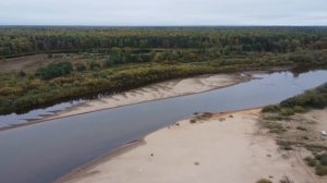 Река ветлуга на лесопристани....(Костромская обл. г. Шарья)