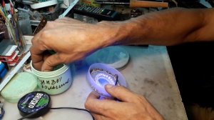 Самодельная ультрафиолетовая лампа из светодиодов, для сушки клея