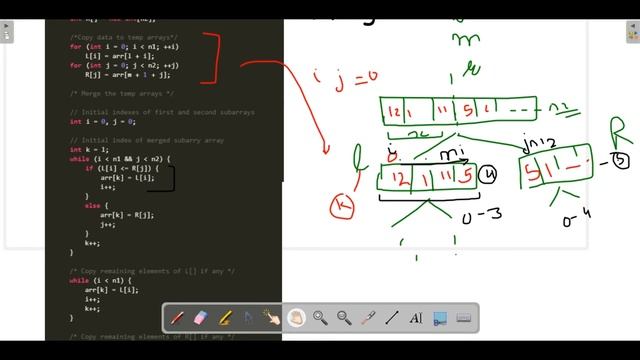 Merge Sort Program Explained