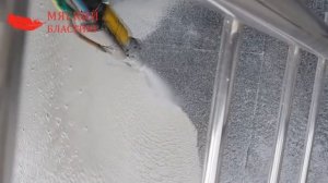 Мягкий бластинг. Очистка керамогранита с водой