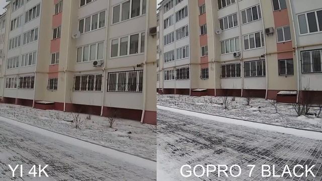 Сравнение YI 4K и GOPRO 7 BLACK \\\ Звуки и Видео смотреть онлайн