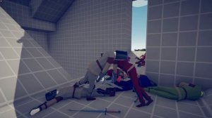 FREE FOR ALL IN FORTRESS - BATTLE ROYALE - Totally Accurate Battle Simulator TABS