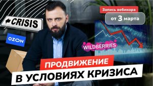 Продвижение на маркетплейсах Wildberries, OZON в условиях кризиса. Запись вебинара от 03.03.2022.