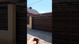 Монтаж автоматики Хёрманн для откатных ворот.