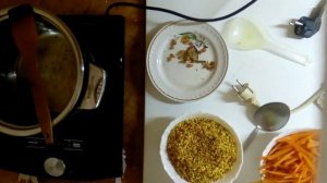 Плов с Жаренным рисом и свининой
