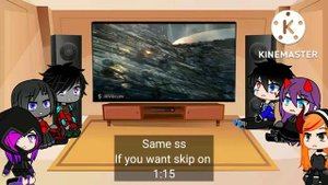 Rainimator friend's react to Transformers: The Last Knight Bumblebee vs Nemesis Prime Part 1