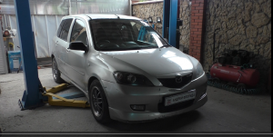 Замена топливного фильтра на Мазда 2 1,6 Mazda 2 2004 года