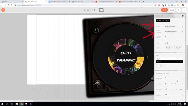 Делаем афишу мероприятия на сайте! Tilda Space смотреть онлайн