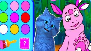 ЛУНТИК ИГРА В РАСКРАСКИ С КОТЕНКОМ АЛЬБО ? ДЕТСКАЯ РАЗВИВАЮЩАЯ ИГРА
