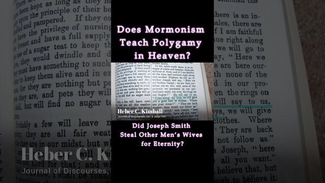 Does Mormonism Teach Polygamy in Heaven? #short